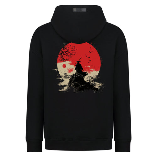 Lone Blade at Dusk  - Digital Print Design - Hoodie – hover image