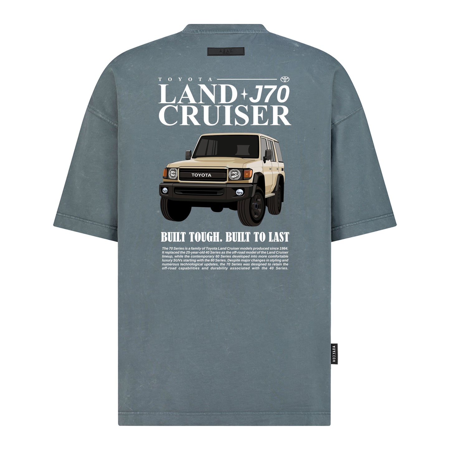 Land Cruiser J70 - تصميم طباعة رقمية - تي شيرت كبير الحجم