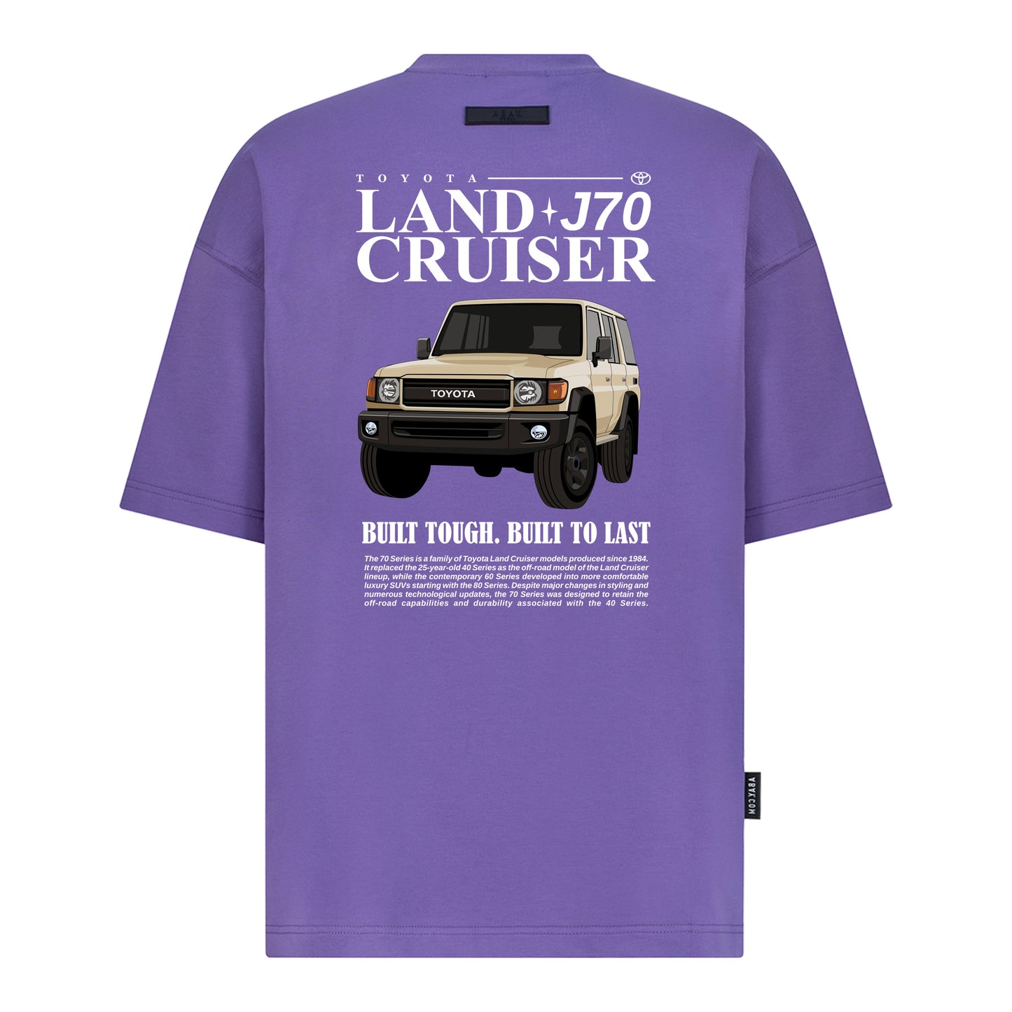 Land Cruiser J70 - تصميم طباعة رقمية - تي شيرت كبير الحجم