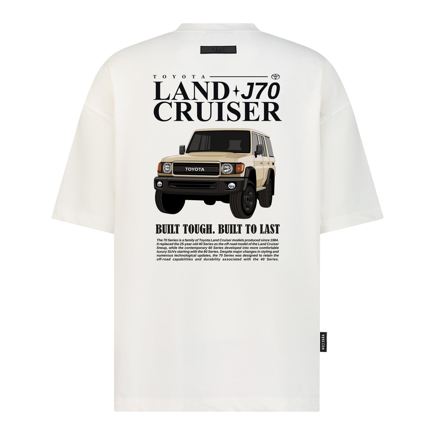 Land Cruiser J70 - تصميم طباعة رقمية - تي شيرت كبير الحجم