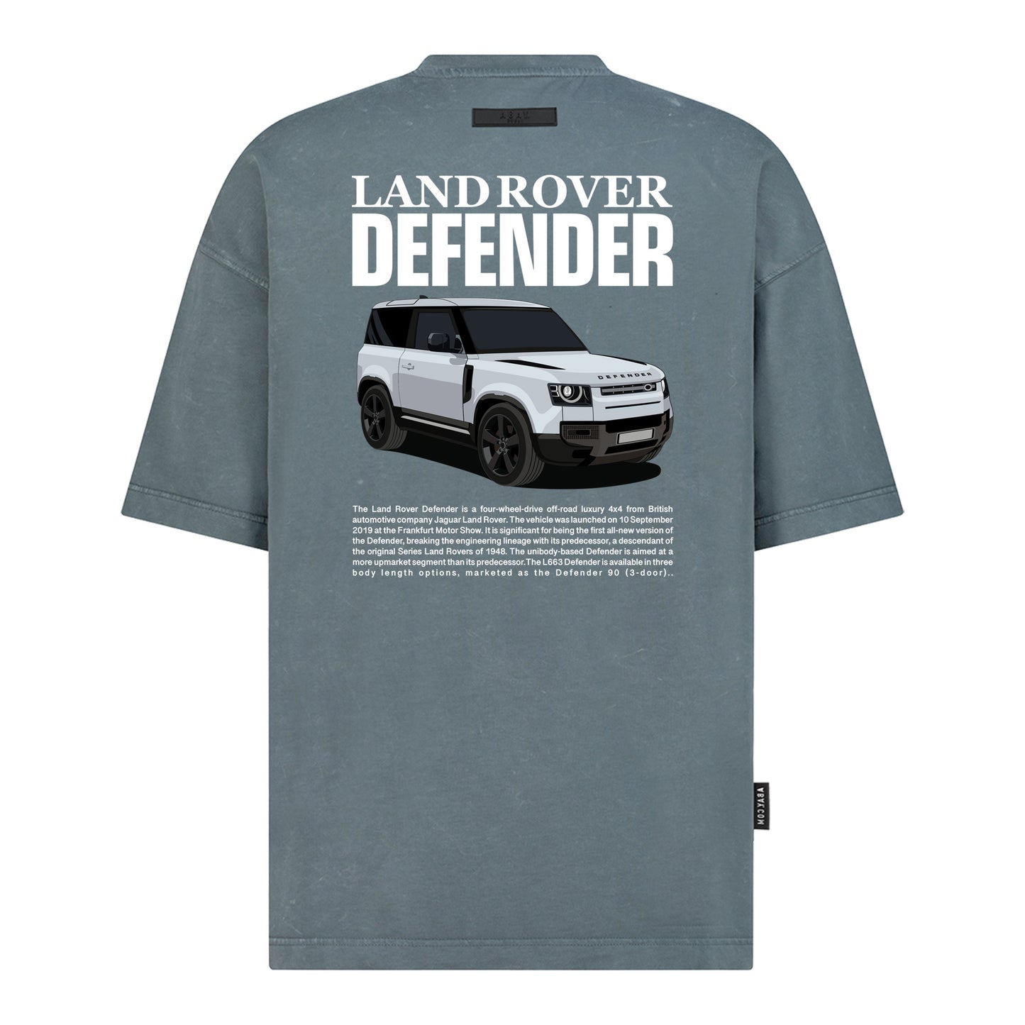 Land Rover Defender - Digital Print Design - Oversized T-Shirt