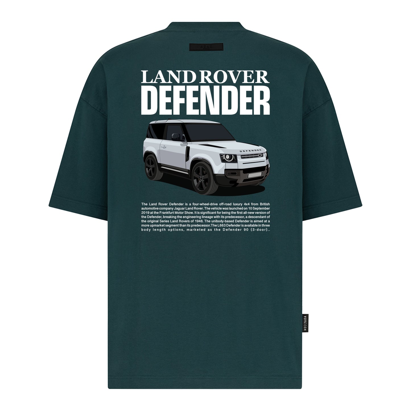 Land Rover Defender - Digital Print Design - Oversized T-Shirt