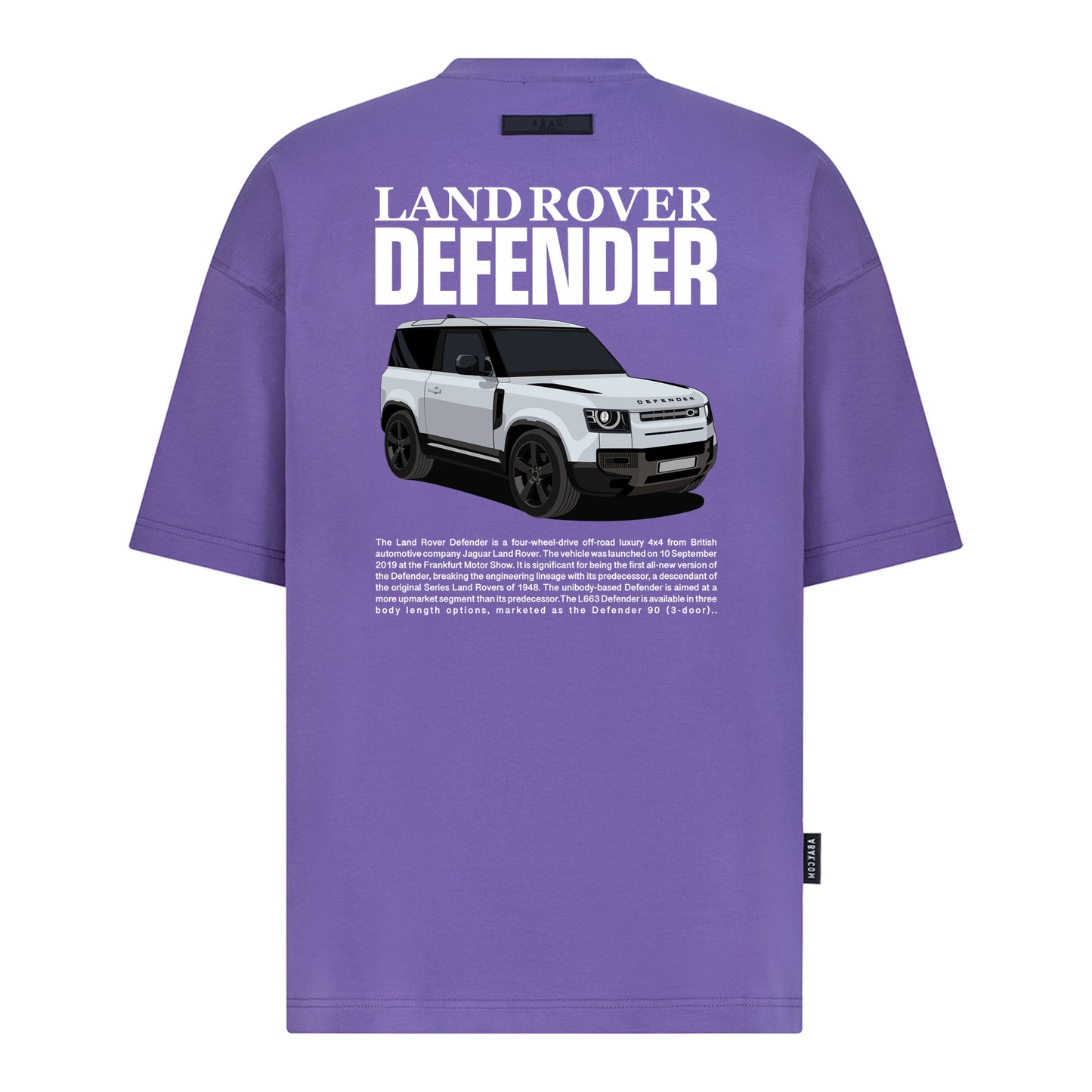 Land Rover Defender - Digital Print Design - Oversized T-Shirt