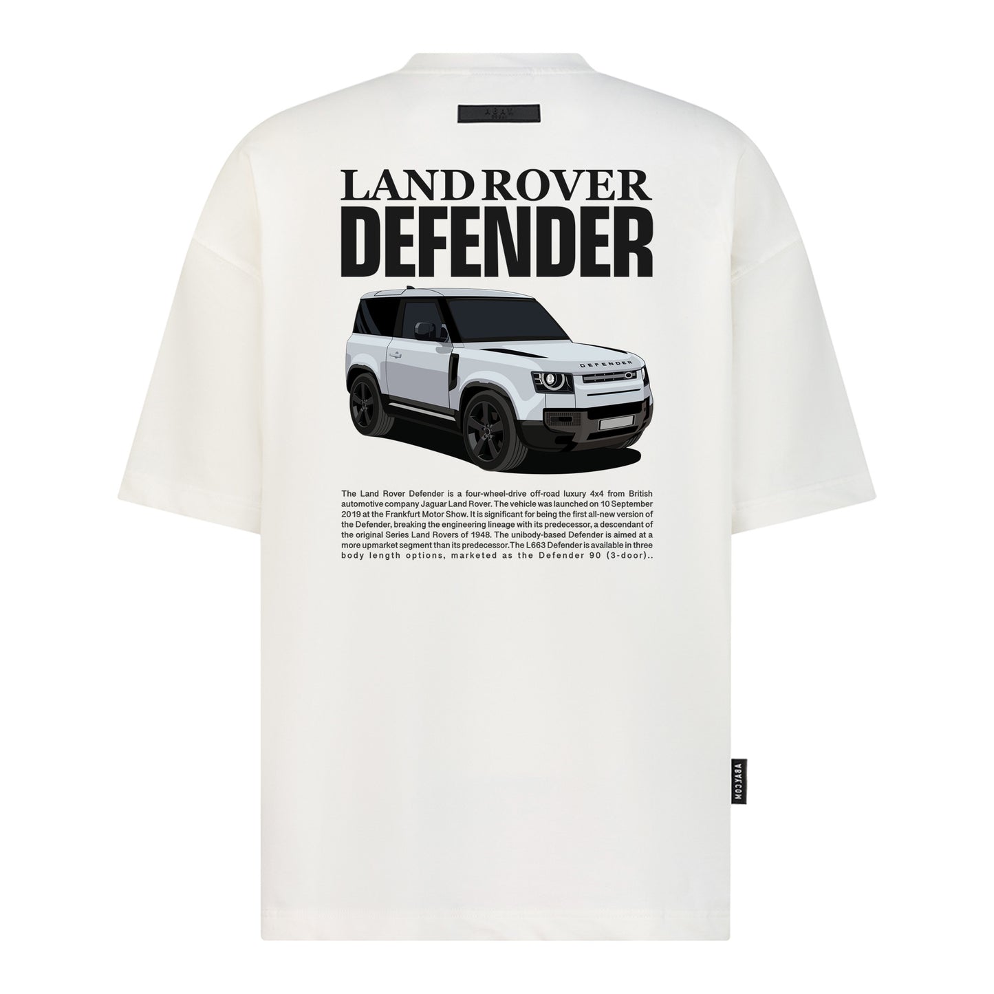 Land Rover Defender - Digital Print Design - Oversized T-Shirt