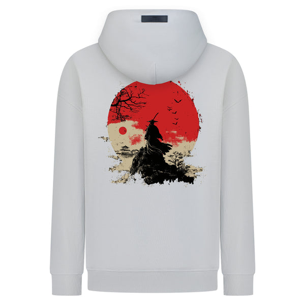 Lone Blade at Dusk  - Digital Print Design - Hoodie