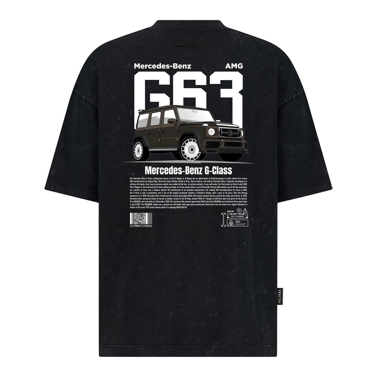 G63 - Digital Print Design - Oversized T-Shirt