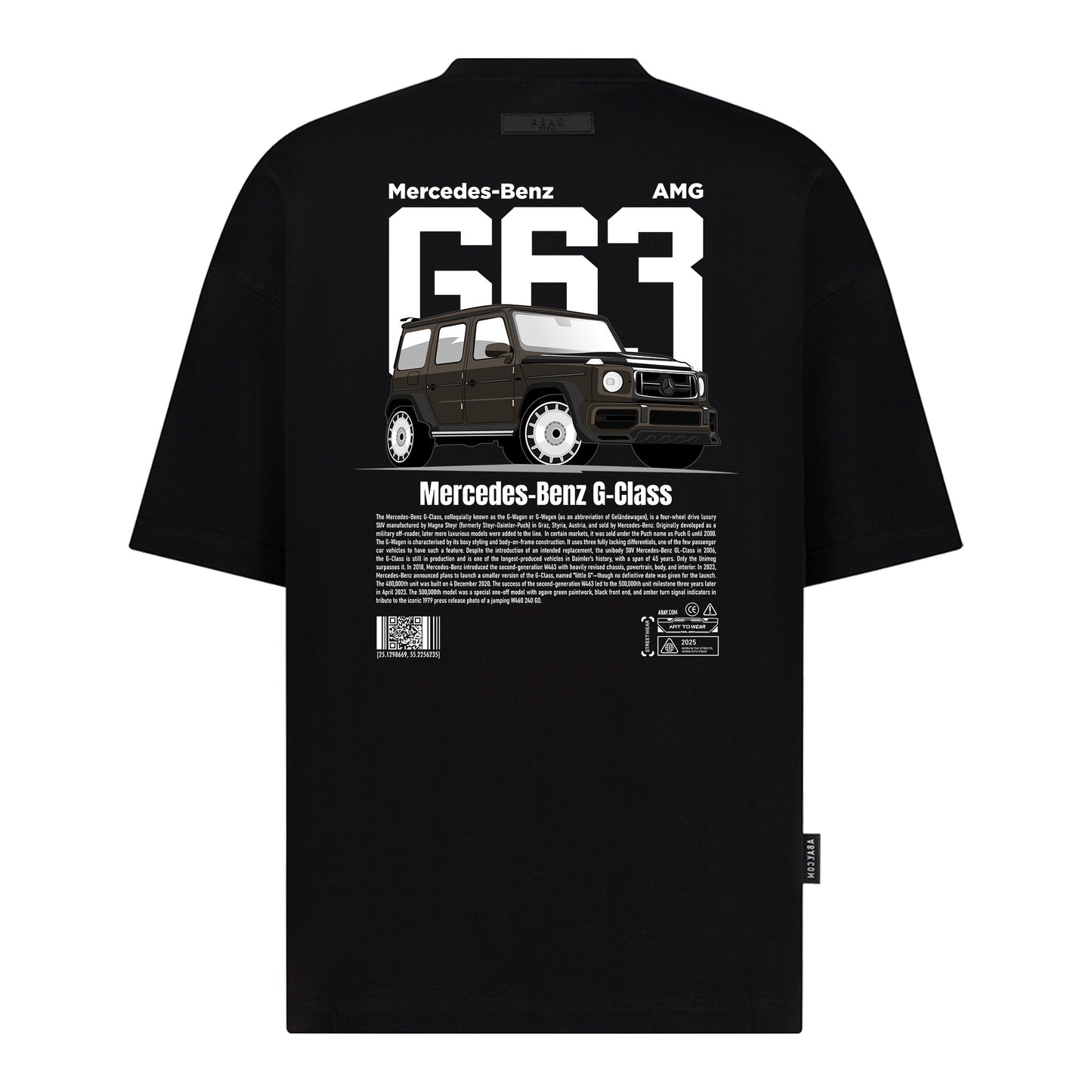 G63 - Digital Print Design - Oversized T-Shirt