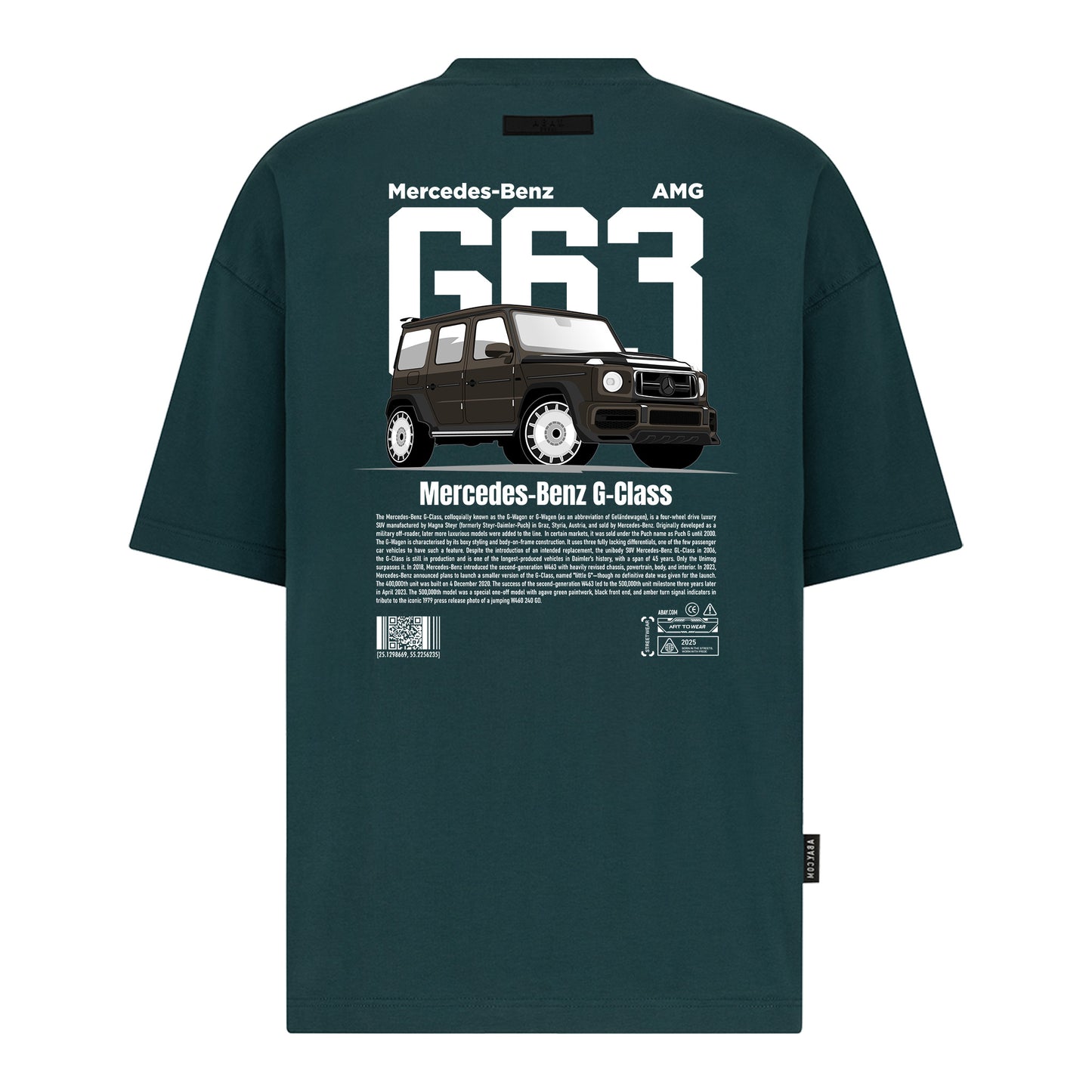 G63 - Digital Print Design - Oversized T-Shirt