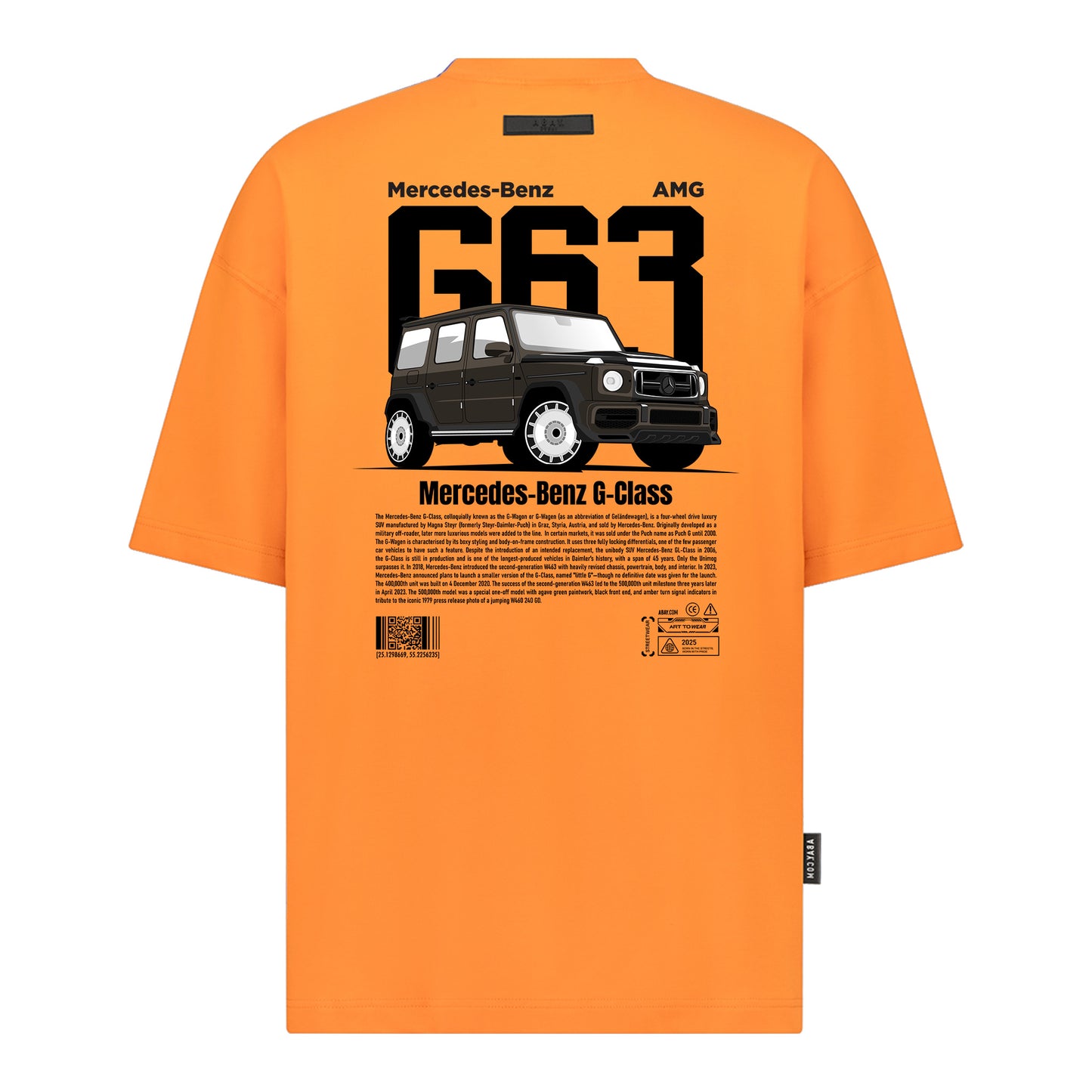 G63 - Digital Print Design - Oversized T-Shirt