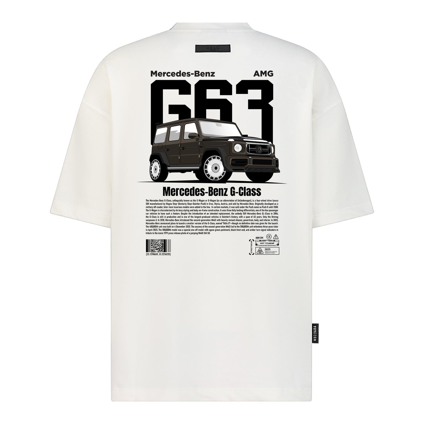 G63 - Digital Print Design - Oversized T-Shirt