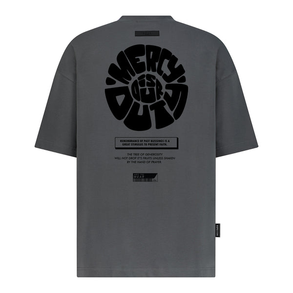 Mercy is our Duty - Digital Print Design - Oversized T-Shirt – hover image