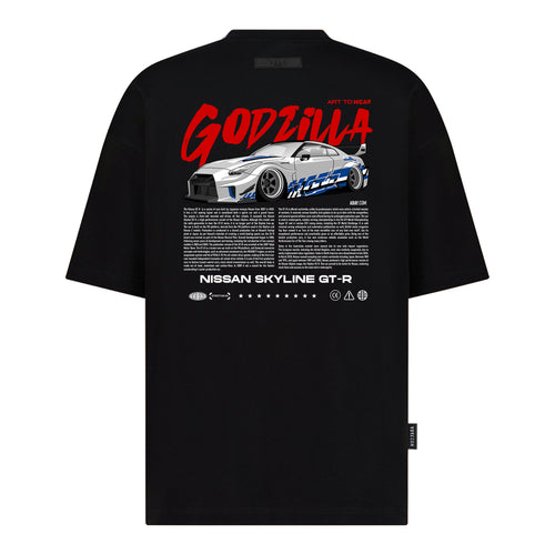 Godzilla - Digital Print Design - Oversized T-Shirt