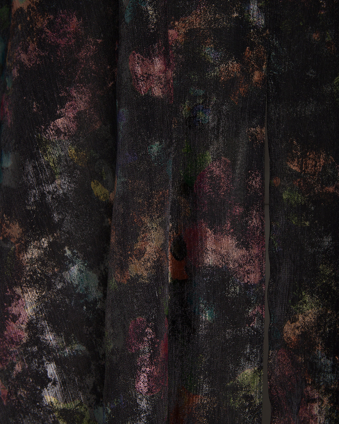 Premium Abaya with Abstract Multi-color Print