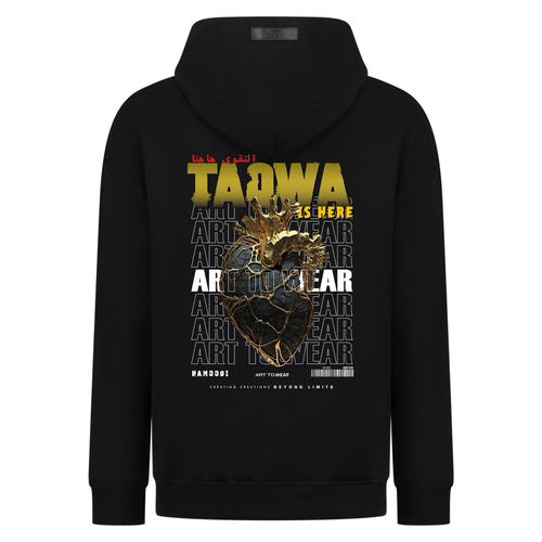 Taqwa Black & Gold - Digital Print Design - Hoodie – hover image