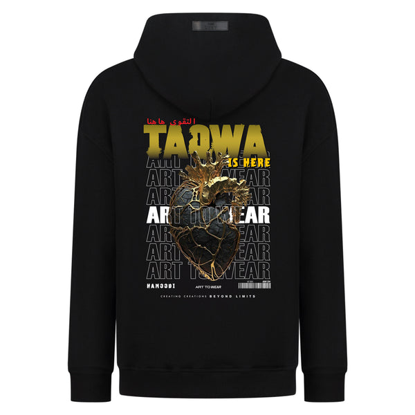 Taqwa Black & Gold - Digital Print Design - Hoodie – hover image