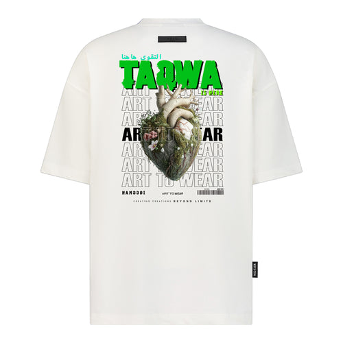 Taqwa Nature Heart - Digital Print Design - Oversized T-Shirt