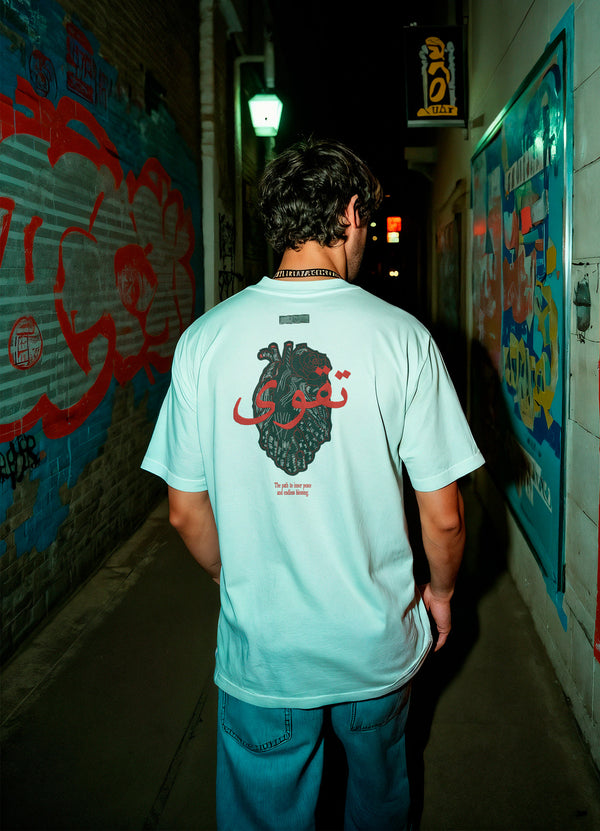 Taqwa - Embroidery - Oversized T-Shirt – hover image