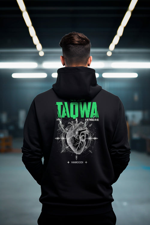 Taqwa is Here - Digital Print Design - Hoodie – hover image