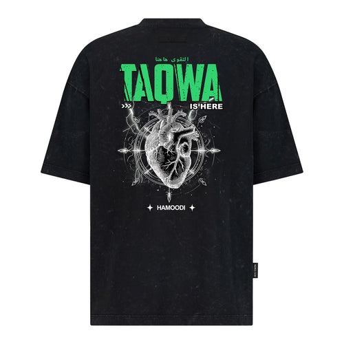 Taqwa is Here - Digital Print Design - Oversized T-Shirt