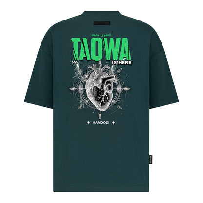 Taqwa is Here - Digital Print Design - Oversized T-Shirt