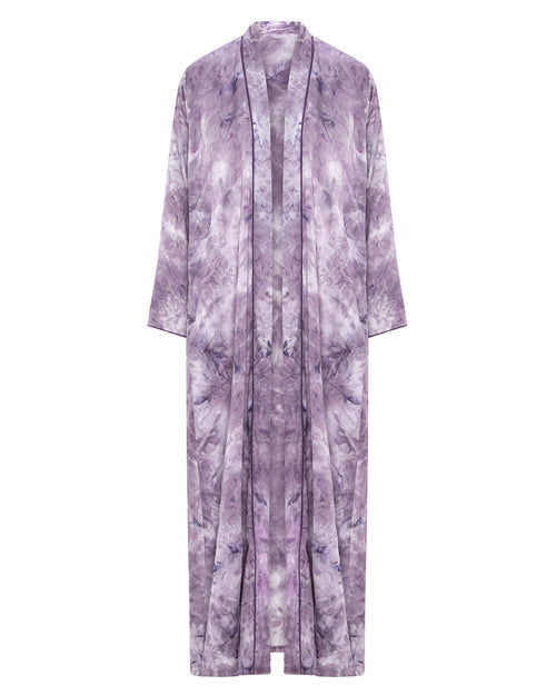 Soft Leaf Open Abaya – hover image