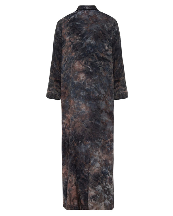 Midnight Bloom Open Abaya – hover image