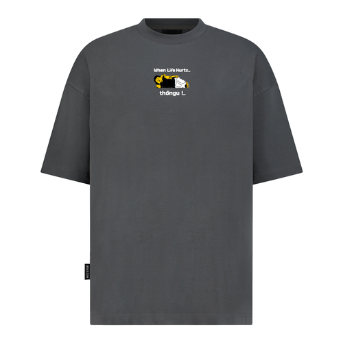 When Life Hurts - Digital Print Design - Oversized T-Shirt – hover image
