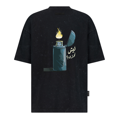 Why Burn - Digital Print Design - Oversized T-Shirt