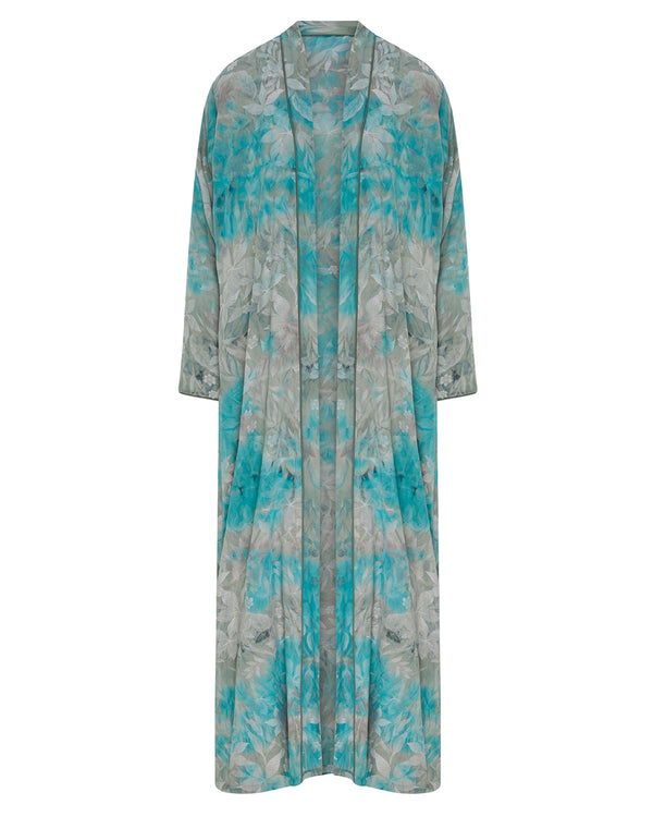 Aqua Garden Open Abaya