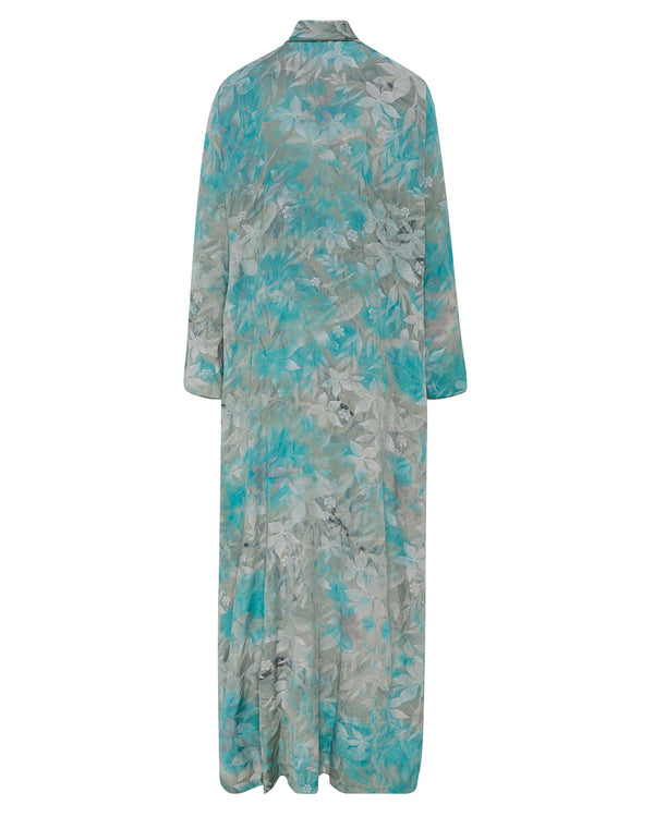Aqua Garden Open Abaya – hover image