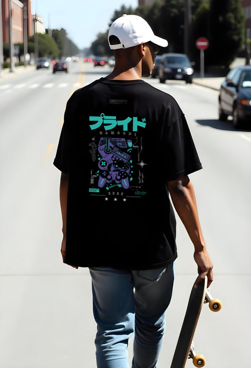 You play games I end  - Digital Print Design - Oversized T-Shirt – hover image
