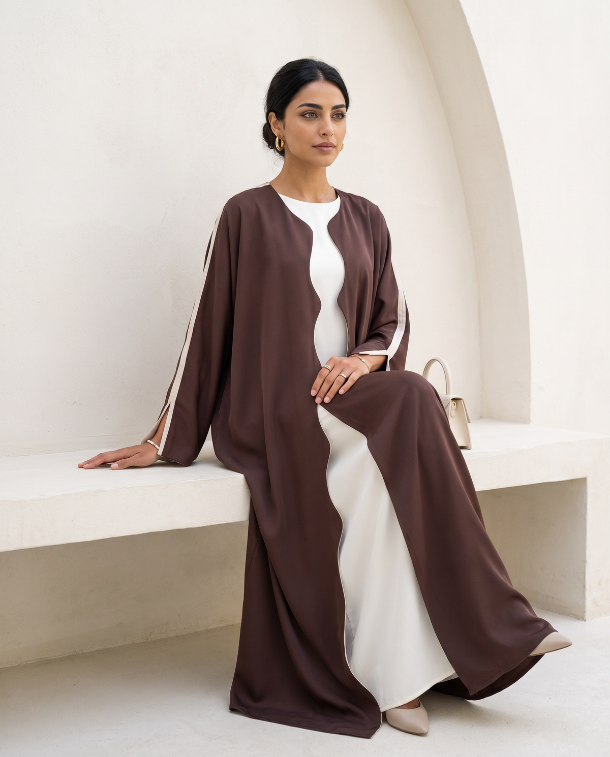 Dual Wave Abaya