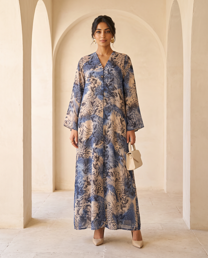 Azure Mirage Abaya