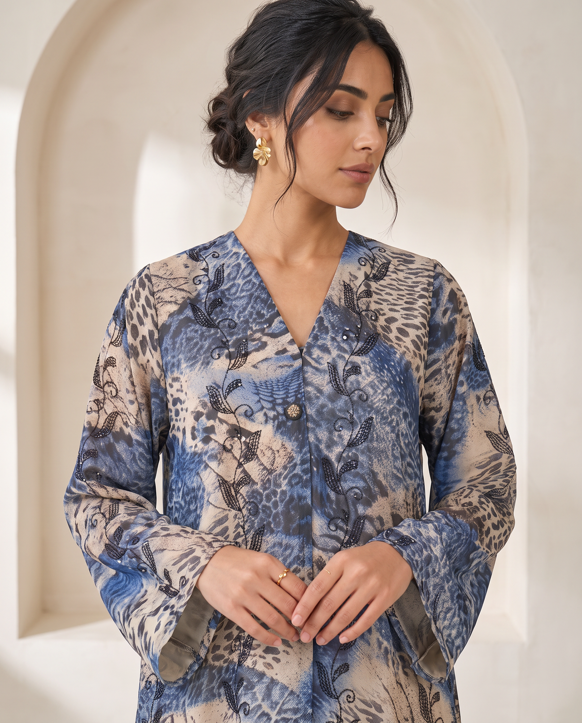 Azure Mirage Abaya