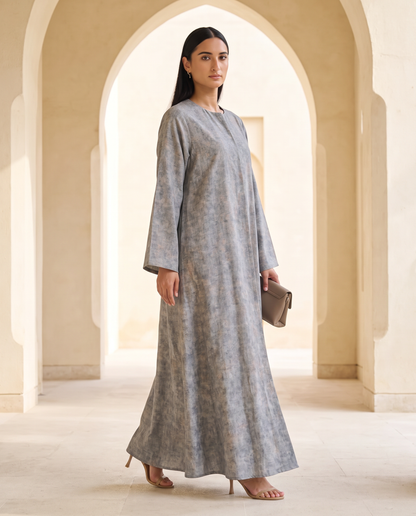 Stone Mist Abaya