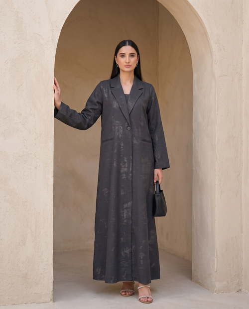 Graphite Signature Tailored Abaya