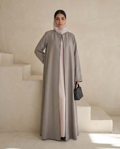 Minimal Textured Jacquard Abaya
