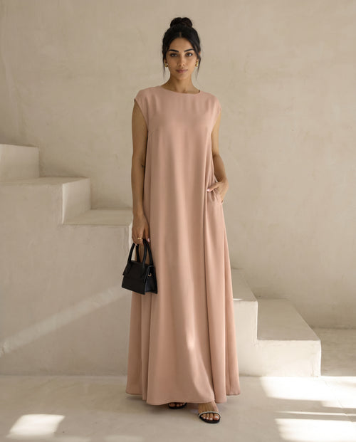 Essential Flowy Nada Pale chestnut  Inner Dress