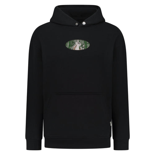 Geisha in Snow – Embroidery – Hoodie