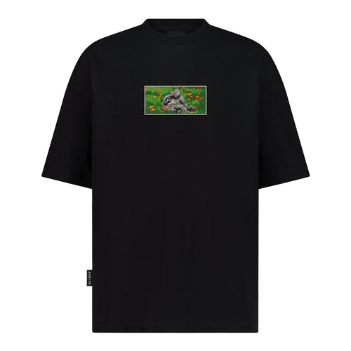 Day Knight - Embroidery - Oversized T-Shirt