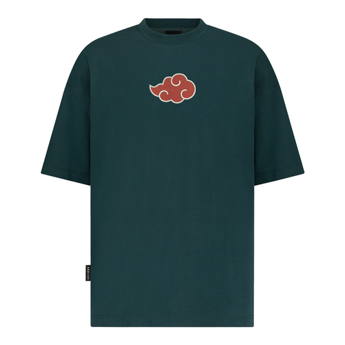 Naruto - Akatsuki Cloud - Embroidery - Oversized T-Shirt – hover image