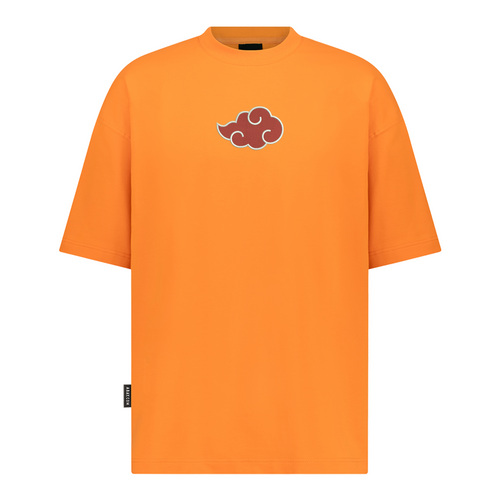 Naruto - Akatsuki Cloud - Embroidery - Oversized T-Shirt