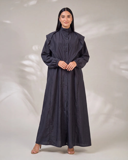 Streetwear Charcoal Gray Abaya – hover image