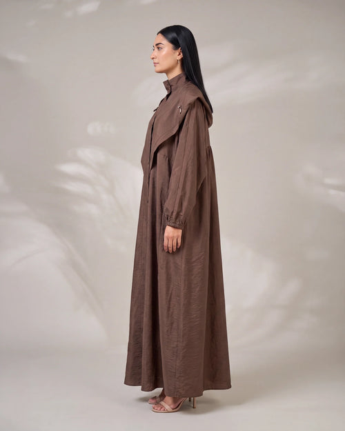 Streetwear Brown Abaya – hover image