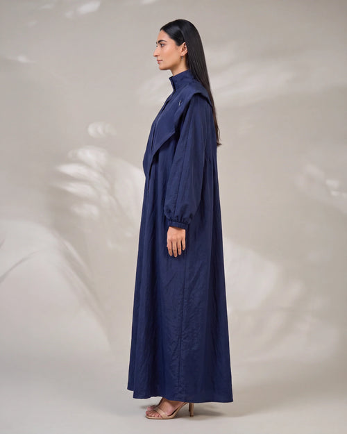 Streetwear Navy Abaya – hover image