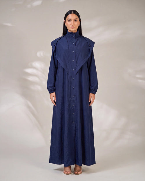 Streetwear Navy Abaya