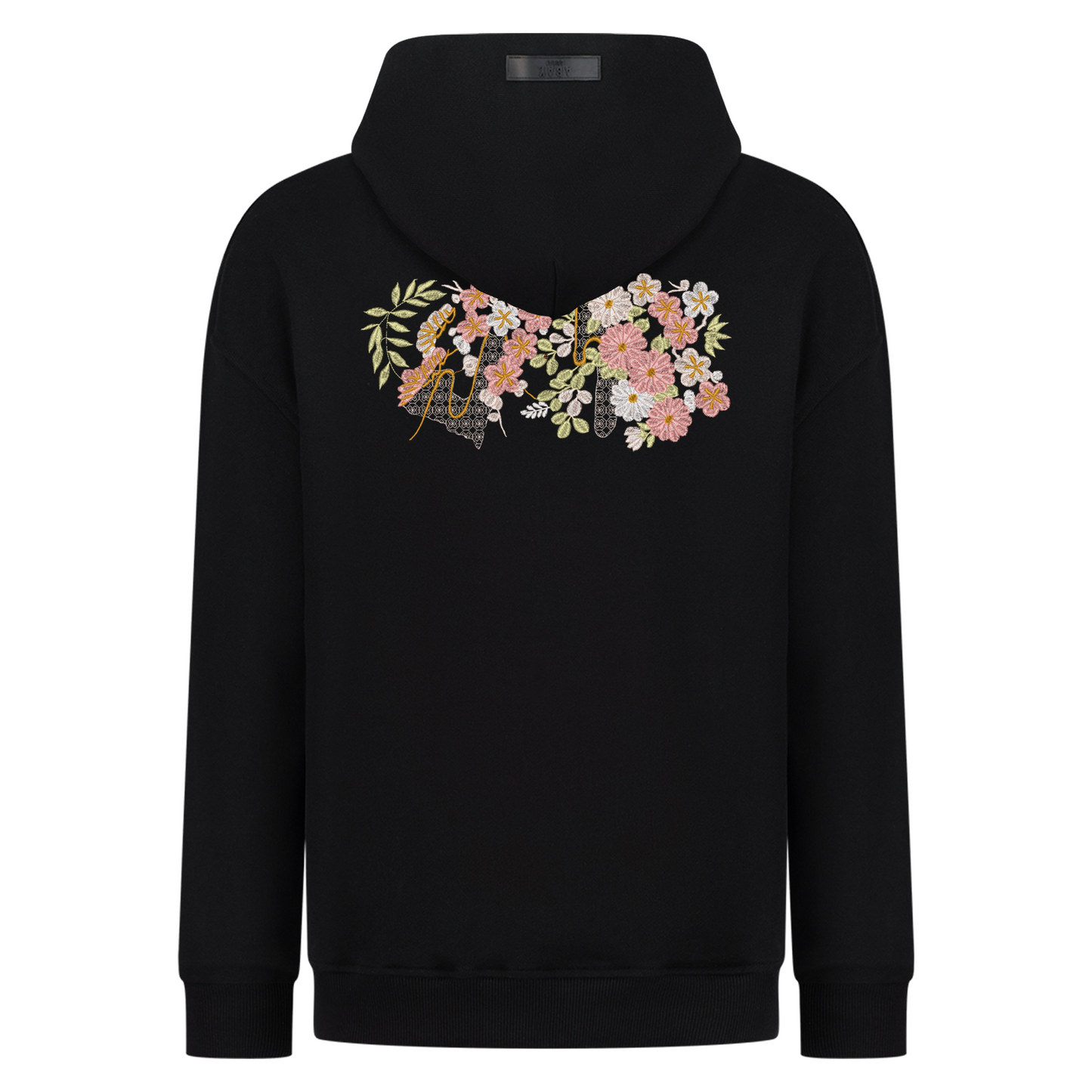 Romantic Floral Garland - Embroidery - Hoodie
