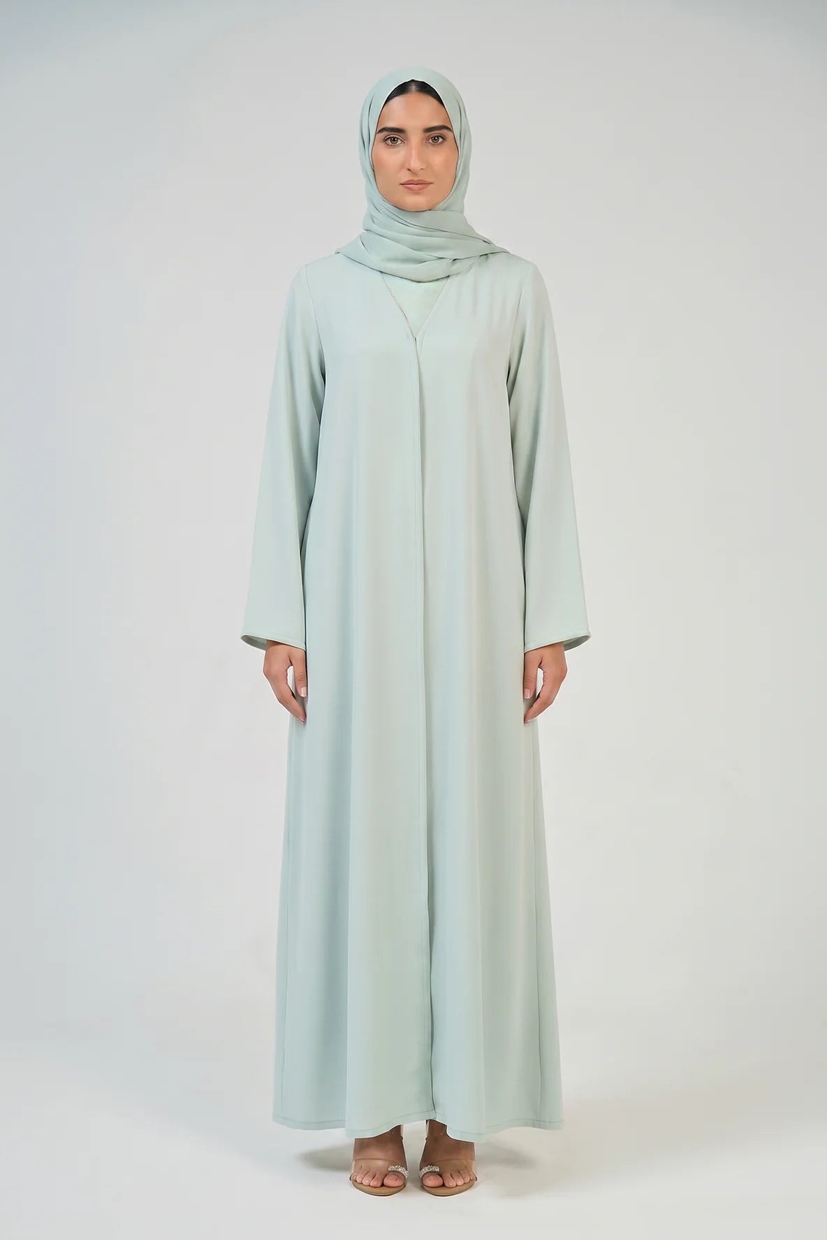 Mint Whisper Essential Abaya