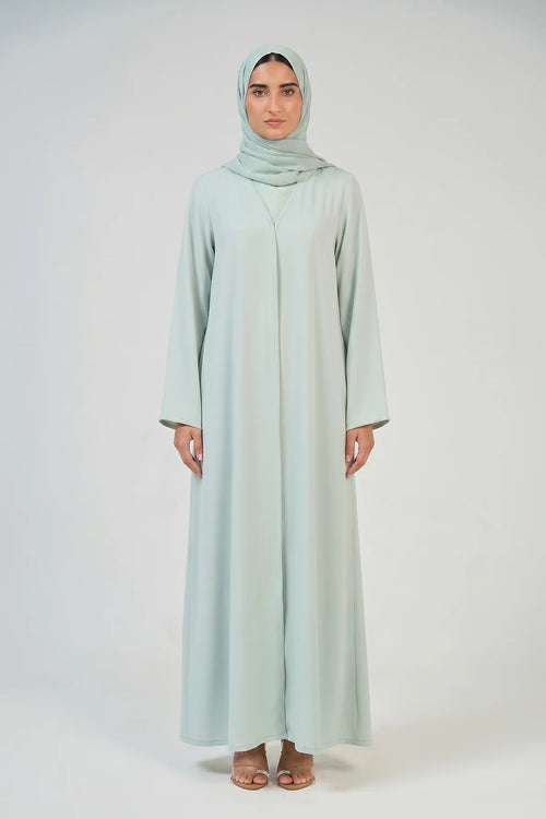 Mint Whisper Essential Abaya
