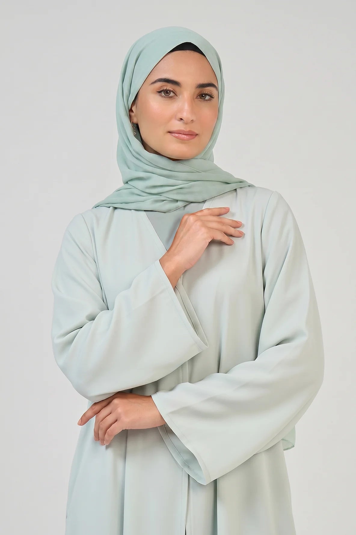 Mint Whisper Essential Abaya